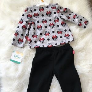 Baby Girl 6-9M Disney Minnie Mouse 2 Piece Set